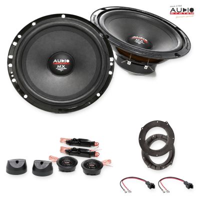 Pachet difuzoare Audi A7 (C7/4G) 2014-2017 Audio System MX componente dedicate uși față