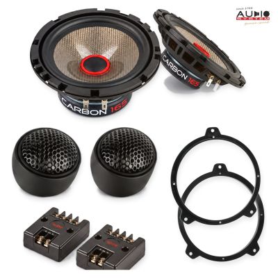 Pachet difuzoare BMW 3er Coupe (E46) 1999-2006 Audio System CARBON componente dedicate uși față