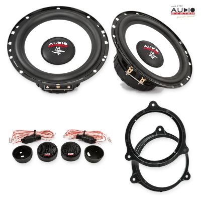 Pachet difuzoare Dacia Dacis Sandero Stepway (SD) 2013-2020 Audio System M-Series componente dedicate uși față