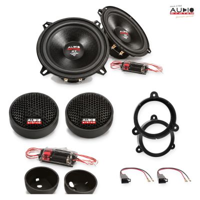 Pachet difuzoare Dacia Logan 2006-2009 Audio System MX componente dedicate uși față