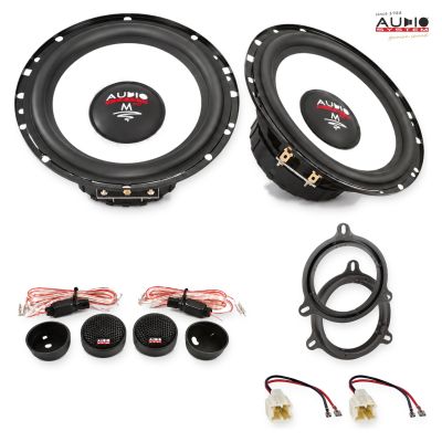 Pachet difuzoare Dacia Sandero Stepway (SD) 2013-2020 Audio System M-Series componente dedicate uși față