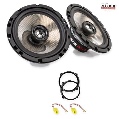 Pachet difuzoare Fiat Idea (ZFA350) 2005-2008 Audio System CARBON coaxiale dedicate uși spate