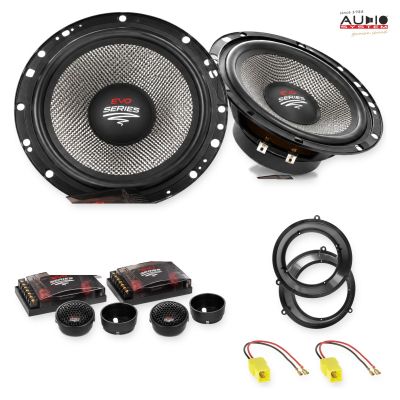Pachet difuzoare Fiat Panda (169) 2003-2012 Audio System RADION componente dedicate uși față