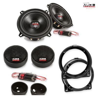 Pachet difuzoare Honda Jazz (GD) 2002-2004 Audio System MX componente dedicate uși față