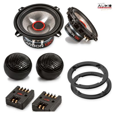Pachet difuzoare Mazda MX-3 (EC) 1992-1998 Audio System CARBON componente dedicate uși față