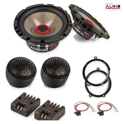Pachet difuzoare Mercedes C-Klasse (W202) 1993-2000 Audio System CARBON componente dedicate uși față