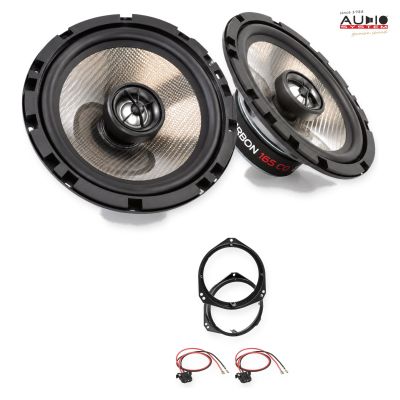 Pachet difuzoare Mercedes CLK-Klasse (W208) 1999-2003 Audio System CARBON coaxiale dedicate uși spate