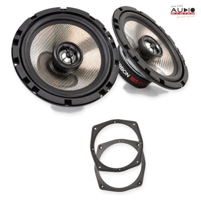 Pachet difuzoare Mitsubishi Galant (EA0) 1997-2000 Audio System CARBON coaxiale dedicate uși spate