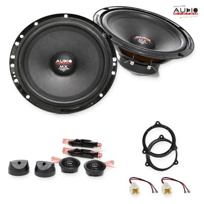 Pachet difuzoare Nissan Tiida (C11) 2008-2011 Audio System MX componente dedicate uși față