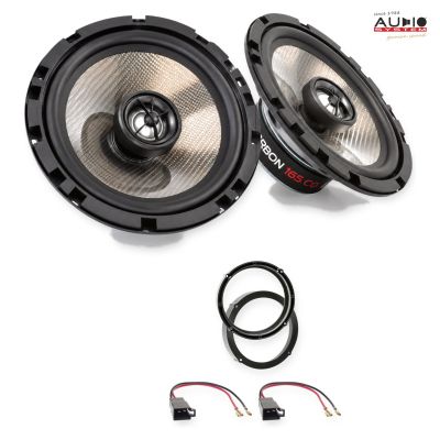 Pachet difuzoare Skoda Octavia I (1U) 2000-2004 Audio System CARBON coaxiale dedicate uși spate