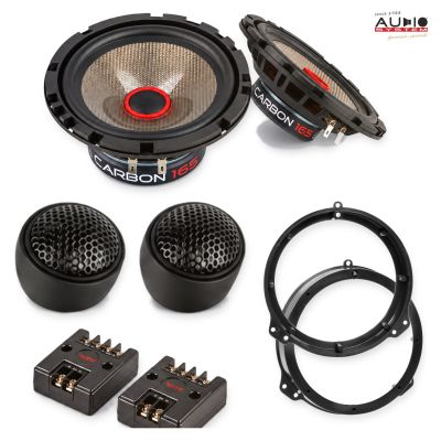 Pachet difuzoare Suzuki Grand Vitara (FT) 1998-2001 Audio System CARBON componente dedicate uși față