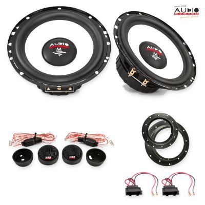 Pachet difuzoare VW Golf Plus (1KP) 2009-2014 Audio System M-Series componente dedicate uși față