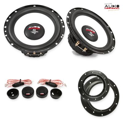 Pachet difuzoare VW Sharan II (7N) 2010-2015 Audio System M-Series componente dedicate uși față