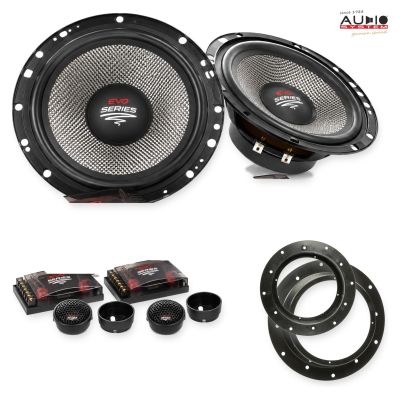 Pachet difuzoare VW Touareg II (7P) 2010-2014 Audio System RADION componente dedicate uși spate