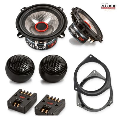 Pachet difuzoare Fiat Doblo (ZAF263) 2015-2022 Audio System CARBON componente dedicate uși față