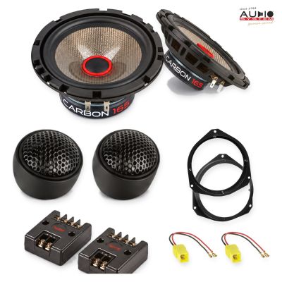 Pachet difuzoare Fiat Ducato (ZAF 250) 2006-2011 Audio System CARBON componente dedicate uși față