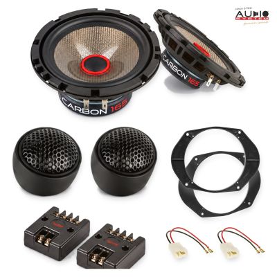 Pachet difuzoare Ford Transit 1994-2013 Audio System CARBON componente dedicate uși față
