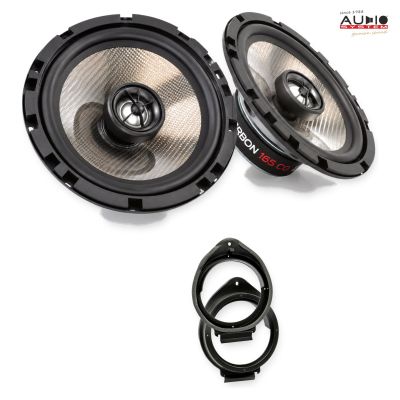 Pachet difuzoare Hummer H3 2008-2010 Audio System CARBON coaxiale dedicate uși spate