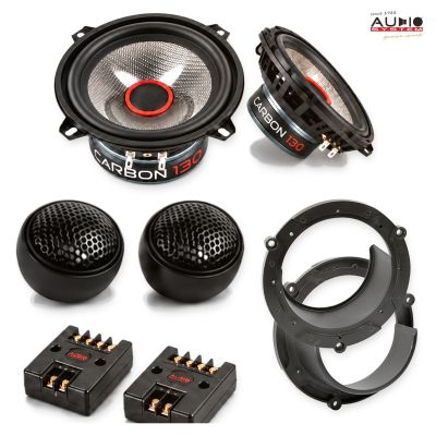 Pachet difuzoare Mazda 2 (DE) 2007-2010 Audio System CARBON componente dedicate uși față