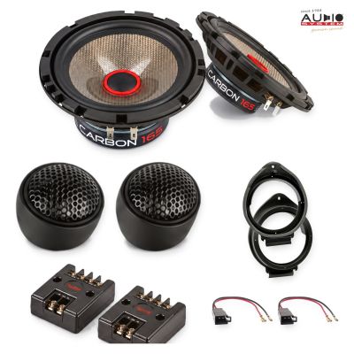 Pachet difuzoare Opel Meriva B 2010-2017 Audio System CARBON componente dedicate uși față