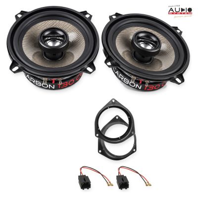 Pachet difuzoare Peugeot Bipper (225L/A) 2008-2015 Audio System CARBON coaxiale dedicate uși spate