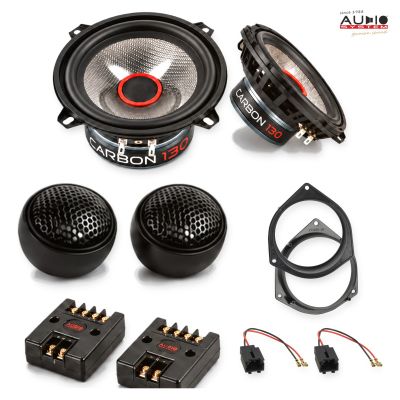Pachet difuzoare Peugeot Bipper (A) 2007-2015 Audio System CARBON componente dedicate uși față