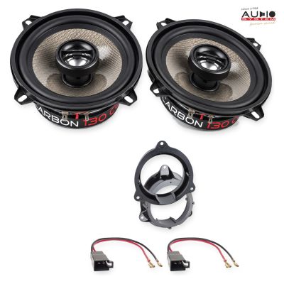 Pachet difuzoare Renault Kangoo (FW/KW) 2008-2013 Audio System CARBON coaxiale dedicate uși spate