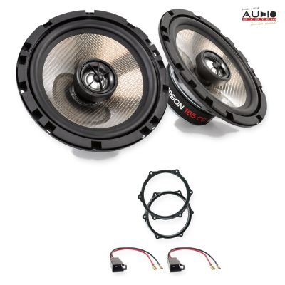 Pachet difuzoare Seat Ibiza (6J) 2008-2012 Audio System CARBON coaxiale dedicate uși spate