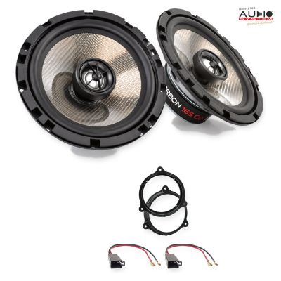 Pachet difuzoare Seat Leon (5F) 2012-2016 Audio System CARBON coaxiale dedicate uși spate