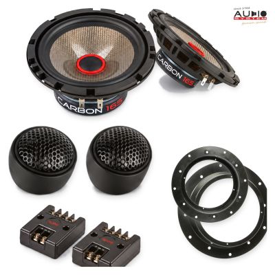 Pachet difuzoare Skoda Superb (3V) 2015-2019 Audio System CARBON componente dedicate uși față