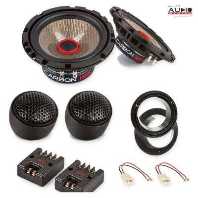 Pachet difuzoare Suzuki Splash (EX) 2008-2012 Audio System CARBON componente dedicate uși față