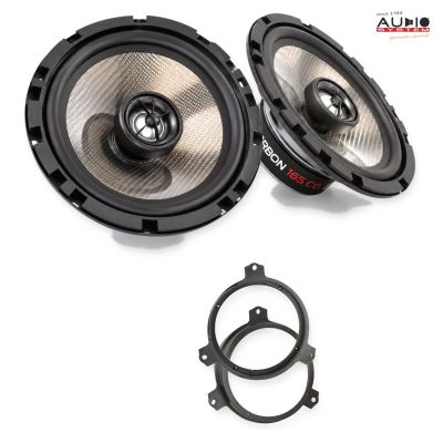 Pachet difuzoare Toyota Auris 2015-2018 Audio System CARBON coaxiale dedicate uși spate