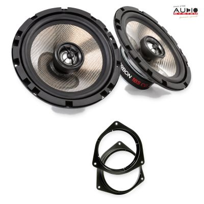 Pachet difuzoare Toyota Avensis (T27) 2009-2011 Audio System CARBON coaxiale dedicate uși spate