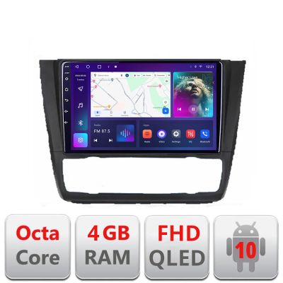 Navigatie BMW Seria 1 E87 B-BMW117 Android Ecran QLED octa core 4+64 carplay android auto KIT-BMW117+EDT-E309V3