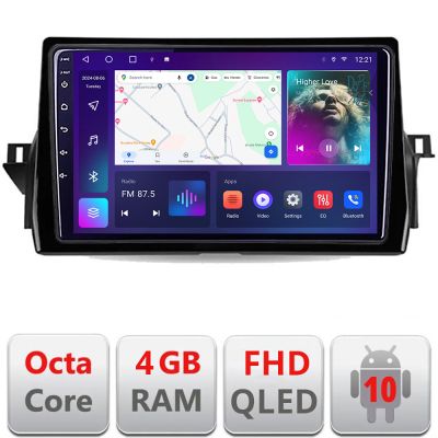 Navigatie Toyota Camry 2021- B-camry2021 Android Ecran QLED octa core 4+64 carplay android auto kit-camry2021+EDT-E310V3