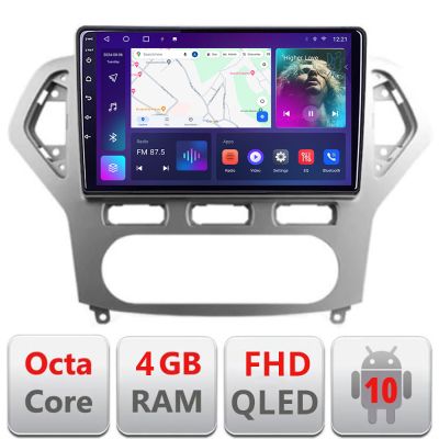 Navigatie Ford Mondeo 2006-2010 B-MONDEO-AC Android Ecran QLED octa core 4+64 carplay android auto KIT-MONDEO-AC+EDT-E310V3