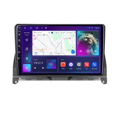 Navigatie Mercedes W204 2008-2012 B-W204 Android Ecran QLED octa core 4+64 carplay android auto KIT-W204+EDT-E309V3